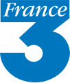 Logo of France 3 from 7 September 1992 till 31 August 2003