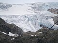 A closer view of the glacier