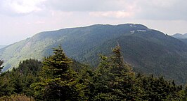 Mount Mitchell, gezien vanaf Mount Craig