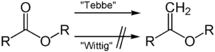 Methylierung eines Esters mit der Tebbe-Reagenz