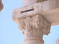 Column capital details on top level