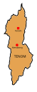 Map of Tenom District, Sabah 沙巴州丹南县地图