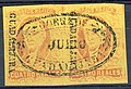 Cuatro reales 1861, Guadalajara y sello postal de julio