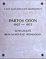 Pártos Ödön, Aradi utca 22.