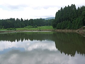 真夏の赤尾大堤