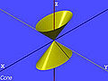 Elliptic cone