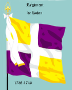 Drapeau d'ordonnance du régiment de Rohan