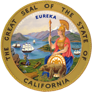 Athena on the Great Seal of California