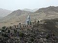 The metal kirk in Spitak cemetery