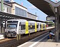 Regio-Shuttle w podwójnej trakcji na dworcu Kaiserslautern Hbf