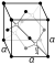 Diamond cubic crystal structure for gray (α): tin