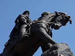 Monument équestre à Garibaldi.