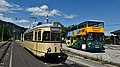 Anschlussverkehr mit Straßenbahn und Bus zum Historama in Ferlach