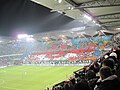 Choreographie der Legia-Fans