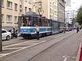 Trams in Tallinn.