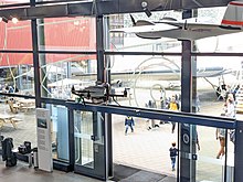 SUI-9999 Meteodrone exhibited at the Swiss Museum of Transport in Lucerne.