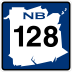 Route 128 marker