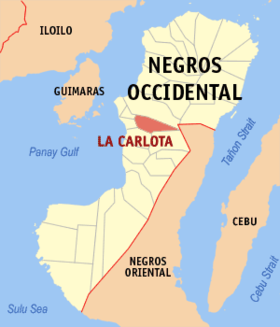 Mapa a pakabirukan ti La Carlota