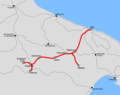 La rete di Ferrovie Appulo Lucane (2 linee con 1 diramazione, 184 km)