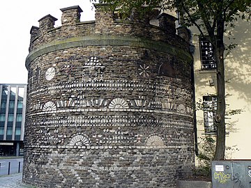 De Römerturm Zeughausstraße in Keulen