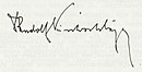 Firma di Rudolf Kirchschläger