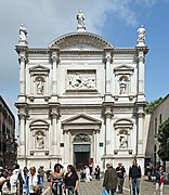 Facciata della chiesa di San Rocco