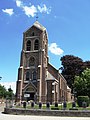 De dorpskerk toegewijd aan Onze-Lieve-Vrouw Boodschap