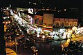 Crossroad of Saad Zaghloul and Safeya Zaghloul streets at sunset