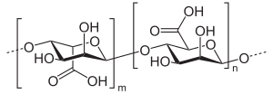 Strukturformel Alginsäure