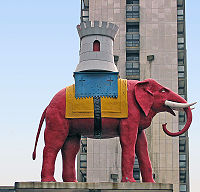 Elephant with castle