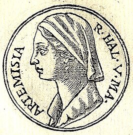 Artemisia I van Carië in de "Promptuarii Iconum Insigniorum", 1553