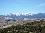 Mountain covered with snow