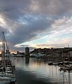 Vista sul porto dall'Acquario