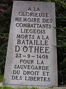 Stèle commémorative de la bataille d'Othée.