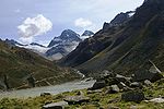 Einmündung in den Silvretta-Stausee