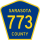 County Road 773 marker