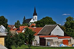 Staré Stodůlky s kostelem sv. Jakuba