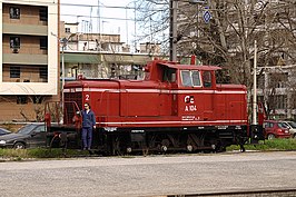 locomotief A.104 te Thessaloniki