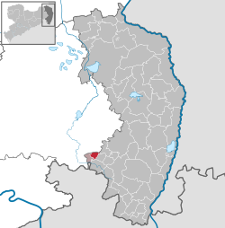 Beiersdorf na mapě