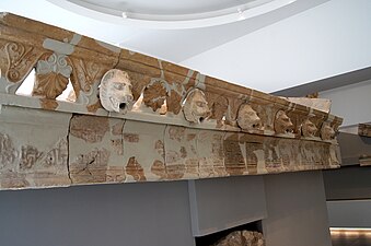 Terracotta frieze from Casa Marafioti temple, 2nd phase 5th c. BC (Reggio museum)