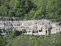 Felsenburg von der gegenüberliegenden Talseite fotografiert