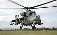 Um Mi-24 da Força Aérea da Tchéquia.