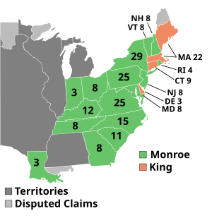 Elecciones presidenciales de Estados Unidos de 1816