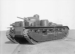 A Vickers nehézharckocsija