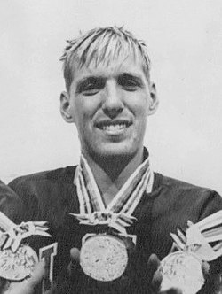 Jed Graef Tokion olympialaisten palkintojenjaossa vuonna 1964.