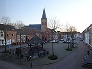 Griether Markt en St. Peter en Pauluskerk