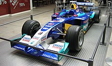 Photo d'une Sauber C22 engagée en 2003.