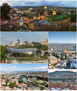 Skyline of Tbilisi