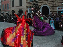 Scènes de carnaval à Tivoli en 2005