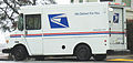 Ein typischer Lieferwagen des USPS